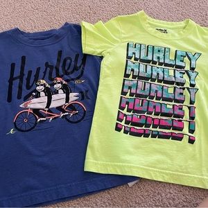 2 Hurley 4t boy shirts